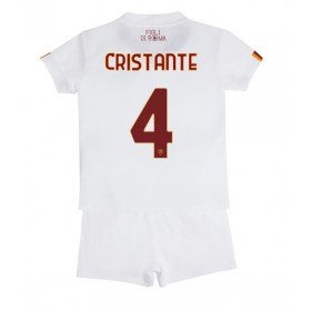 Baby Fußballbekleidung AS Roma Bryan Cristante #4 Auswärtstrikot 2022-23 Kurzarm (+ kurze hosen)